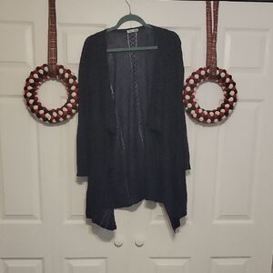 Dex Navy Open-Front Women's Cardigan Size 3x